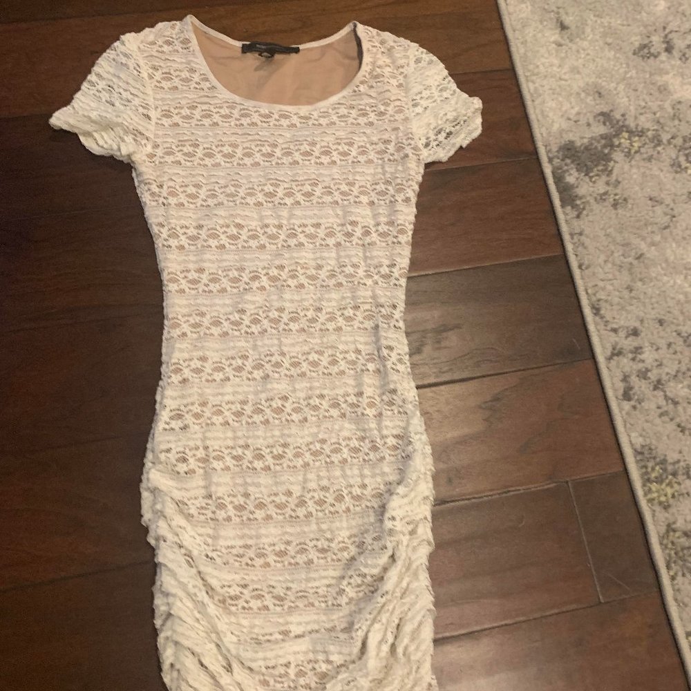 BCBG Ruched side dress